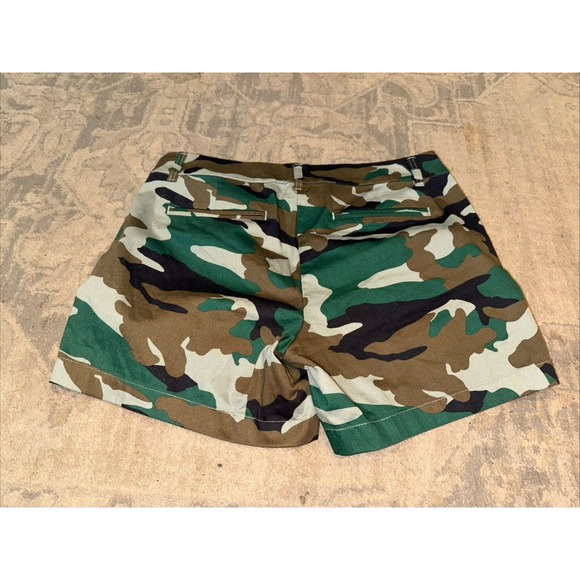 J.Crew Camo Shorts Green Women's Sz. 10 - Picture 2 of 4